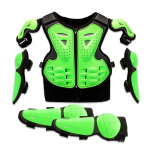 Armor Suit Laste Rinnakorvi Laste Kukkumiskaitse Kokkup&otilde;rkekaitse Komplekt Balance Bike Armor Turva&uuml;likond roheline
