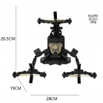 Ehitusplokk Titan Clock Man 2.0 Operaator Speakerman Drill Man Bricks Model