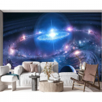Galaktika seinamaal 3d Moodne t&auml;histaeva tapeet Universumi tapeet seintele Seinamaal Tuba Kodu sisekujundus 200 cm(W) x 140 cm(H)