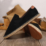 Suvi Uued Meeste Vabaaja Jalan&otilde;ud Moodsad Jalan&otilde;ud Retro K&auml;sit&ouml;&ouml; Espadrillid Hingavad Kulumiskindlad Tennised Suurused 45 46 47 35 must