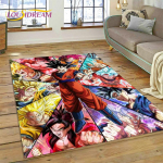 Anime 3D D-Dragon-Ball Jaapani multifilmi vaibavaip elutoa magamistoa sisekujunduseks, libisemiskindel p&otilde;randamatt diivani uksemati jaoks 40cm x 60cm