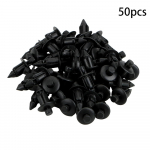 50 tk/komplekt Auto kinnitusdetail Plastne neet Ukse polsterpaneeli klambrid Toyota Lexus 7mm augu jaoks must
