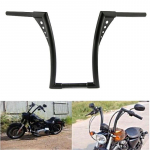 14-tolline Motorcycle Rise Ape riidepuu juhtraud Sportster XL 883 1200 FLST jaoks 14 inch 25mm must