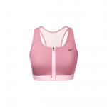 Nike Dri-Fit V&auml;rviline Keskmise Toega Polsterdatud Eest T&otilde;mblukuga Spordirinnahoidja Naistele Aluspesu Light-Berry FJ7721-634 S