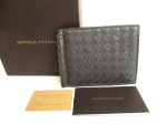 Ehtne BOTTEGA VENETA Intrecciato tumehall nahast bifold rahakott #9546, renoveeritud