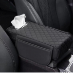 Auto universaalne k&auml;etoe kate nahast salvr&auml;tikute hoiustamise m&auml;luvahust k&otilde;rguspadjaga auto k&auml;etoe karbi kaitsepadi suurenenud tugi