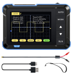 FNIRSI DSO152 Kaasaskantav Mini K&auml;eshoitav Digitaalne Ostsilloskoop Automaatne 200KHz Ribalaius 2.5MSa/s Prooviv&otilde;tusagedus Elektroonika Remondit&ouml;&ouml;riistad kollane/must