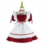 Imeline soojus reisib m&ouml;&ouml;da maailma, punane vein, magusa s&uuml;damega teenijariietus Lolita armas teenijariietus Cosplay mobiilim&auml;ng S punane
