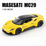 1/32 Maserati MC20 Sulamist Autode Mudel M&auml;nguasjad Diecasts Metall Simulatsioon Valguse Heliga Superspordi S&otilde;idukid Poistele S&uuml;nnip&auml;eva Kingitused
