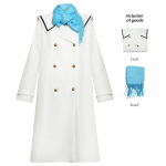 Anime Frieren Beyond Journey's End Cosplay Naiste Kost&uuml;&uuml;mikomplekt salliga mantel valge Parukas Halloweeni peo riided komplektid xxxl
