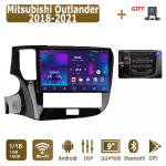 Android Carplay autoraadio Mitsubishi Outlanderi 2018-2021 multimeediumipleieri peakomplekti stereo-GPS-i navigatsioonis&uuml;steemi jaoks BT WIFI 2+32GB 1+16GB,A