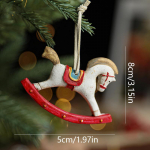 1 tk Retro j&otilde;ulupuu uusaastakaunistusega lapse kingitus v&auml;rviline maalitud j&otilde;uluvana j&otilde;ulukaunistus