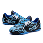 Laste jalgpalli treeningjalatsid alg- ja keskkooli &otilde;pilastele: Takjapaelaga disain, vastupidav teismelistele. Size 36 blue