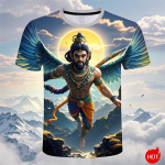 Harajuku 3D-printimine Hindu m&uuml;toloogiline figuur Hanumani T-s&auml;rk meestele Lastele Mood Naljakas l&uuml;hikeste varrukatega Lahedad t&auml;navar&otilde;ivaste topid S