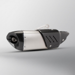 Mootorratta modifikatsiooni ahtriploki v&auml;ljalasketoru Z900 R3 MT07 Z400 450SR K11 &uuml;mar saba v&auml;ljalasketoru universaalne Black Imitation Carbon He