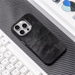 Luksuslik kiudnahast MagSafe'i magnetiline juhtmevaba laadimis&uuml;mbris iPhone'i 16 15 14 13 12 Pro Max Plus jaoks, pehme p&otilde;rutuskindel tagakaas iPhone 16 Pro Max