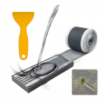 &Uuml;hekordsed kuivendatud p&otilde;randakleebis, 1 rullvalamu kurna kleebis, karvap&uuml;&uuml;dja ​​v&otilde;rgukleebised 5/10M S must