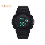 LED elektrooniline k&auml;ekell veekindel libisemisvastane reguleeritav rihm, &uuml;mmargune sihverplaat, lastele, &otilde;pilastele vabaaja spordiala digitaalne k&auml;ekell s&uuml;nnip&auml;evaks hall/kuld