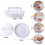 Hamburger Press t&auml;idisega Burger Press Patty BBQ Hamburgerivalmistaja vormi k&ouml;&ouml;git&ouml;&ouml;riist Hamburgeri valmistamise masin