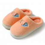 Naiste puuvillased sussid s&uuml;gisel ja talvel Lihtne paks tald plush isolatsiooniga sisetingimustes kasutatavad jalatsid paaridele Karvased sussid meestele 36 roosa