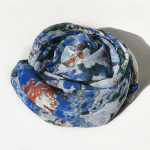 2024. aasta uus klassikaline lilleline siidist sall, simulatsioon siidsall 65*180CM