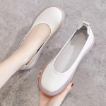 Moodsad ehtsast nahast lamedad naistejalatsid Pehme tallaga jalan&otilde;ud Mugavad kerged naistejalatsid Elegantsed Retro Mom Kingad Zapatillas Mujer 34
