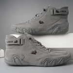 Mood Uus Vabaaja Jalan&otilde;udes Meeste Tossud 2024 Meeste K&otilde;rge S&auml;&auml;rega Tossud Talvised Soojad Disainer Mood Loaferid Paeltega Kingad Meeste Pahkluusaapad 42 hall