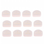 12 tk/komplekt klassikalise kitarri keelte kinnitusvahendit, keelte juhikut, keelte pandlat, kolmekordse nurgaga akordide sidumist kitarri ja ukulele tarvikute jaoks valge