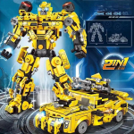 463tk Transformation Optimus Prime Bumblebee ehitusklotsid veoautode sportautode klotsid m&auml;nguasjade kingitus lastele j&otilde;uludeks, lihav&otilde;ttep&uuml;hade kingituseks