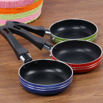 K&ouml;&ouml;k Mini 12 cm Mittenakkuva pannpott Alumiiniumist keedupann Hommikus&ouml;&ouml;gimuna Pannkoogid Kodu Praktilised tarvikud Juhuslikud v&auml;rvid 12 cm