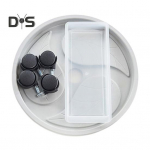 Ratastega taimekast Raskeveokite istutusaluse ja eemaldatava drenaažialusega Rullitav istutuspoti alus siseruumide v&auml;litaimede r&otilde;dule S Round