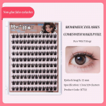 BQI Naiste 5D liimivabad kunstripsmed, &uuml;he kobaraga segmenteeritud looduslikud suuremahulised ripsmed