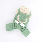 Lemmiklooma neljajalgne mantel S&uuml;gis/Talv Kassi riided Lemmiklooma riided V&ouml;&ouml;rihm Neljajalgne Koera riietus Koera jumpsuit Kutsika riided Pidžaama XS