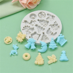 J&otilde;ulupuu Kellukese Kaunistused Silikoonist Sugarcraft Vorm &Scaron;okolaadi Muffinik&uuml;psetus Fondant T&ouml;&ouml;riistad One Size hall