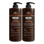 Dr. Raphael German brewer's yeast shampoo 1L x 2 Biotin hair volume improvement, 2 pcs. black