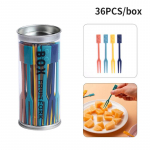 36 tk &Uuml;hekordsed bambusest vardad Toiduvalik Rootsi lauas tassikoogid puuviljad kahvlid pidu koogid magustoit salat k&ouml;&ouml;giviljapulgad hambaorki t&ouml;&ouml;riistad