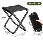 Kaasaskantavad kokkupandavad &otilde;ues kasutatavad taburetid V&auml;ike &uuml;likerge kalap&uuml;&uuml;gi matkatool Lihtne hoiustamine Kokkupandav tasku piknikutaburet j&auml;rjekorra pink. Small