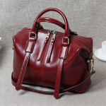 Kevad/Suvi K&auml;eshoitav Vintage Lehmapealsest Naiste K&auml;ekott Ehtsast Nahast &Otilde;lakott Crossbody Kott burgundiapunane