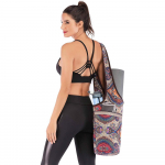 Joogamati kott Suure tasku ja t&otilde;mblukuga taskuga joogakotid, mis sobivad k&otilde;ige suurema suurusega mattidele Yoga Bag