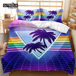 Havai suvine rannatekikott Egzootiline troopiline merevaade Voodipesukomplekt Mikrokiust Palmid Tekikott Lastele T&auml;iskasvanute Tuppa 70x133cm 2pcs