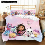 Gaby nukumaja voodipesukomplekt tekikott tekk voodi &uuml;hekohaline kaksik t&auml;issuuruses kuninganna noorte poiste t&uuml;drukute poiste kingitus king size voodipesukomplekt EU single(135x200cm)