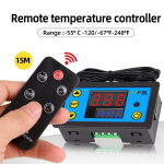 ZFX-W1608 temperatuurikontroller DC12V digitaalne termostaadi kaugjuhtimispult mikroarvuti s&uuml;gavk&uuml;lmiku temperatuuri regulaator NTC anduriga 12V