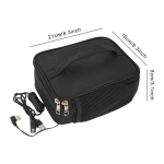 USB Elektriline Soojenduskott Veekindel Auto Reisimine Telkimine Elektriline L&otilde;unakarp Toidusoojendi Soojenduskonteiner Pakk Termokott must