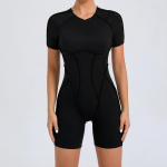 Spordikombinesoon Polsterdus Sportlik Jumpsuit Spordir&otilde;ivad Naine J&otilde;usaali Komplekt Joogar&otilde;ivad &Uuml;likond Fitnessile Naistele Treening&uuml;likond Punane Must L must
