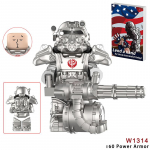 MOC Military T60 Power Armor Soldiers Mini Anime m&auml;rulifiguurid Bos R&uuml;&uuml;tlid Robotid Ehitusklotsid Tellised DIY M&auml;nguasjad lastele kingitus