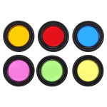 6 v&auml;rvi 1,25 tolli v&auml;rvilised astronoomilised teleskoobid okulaarid kruvikeermega filtrikomplekt koos hoiuruumiga