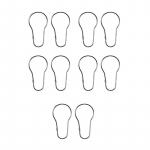 10/20 tk Kardinad lahtised k&otilde;rvitsar&otilde;ngad karabiin v&otilde;tmehoidja klamber aken kardinad konks vann du&scaron;&scaron; kardinad vardad klambrid tarvikud 10pcs