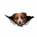 Aussie Dog auto kaitseraua akna kleebised auto veoautode kaubikute moekleebised Vin&uuml;&uuml;lmaterjalist kleebised 15cm-Longest Side