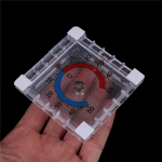 1 tk plastikust temperatuuritermomeetri aken siseruumides v&auml;lissein aed kodu gradueeritud ketta m&otilde;&otilde;tmine 7.5x7.5cm