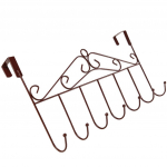 Ilma puurimiseta mantli seinale riputatav vannitoa konks riidepuu konks tasuta puurimisriiul pruun